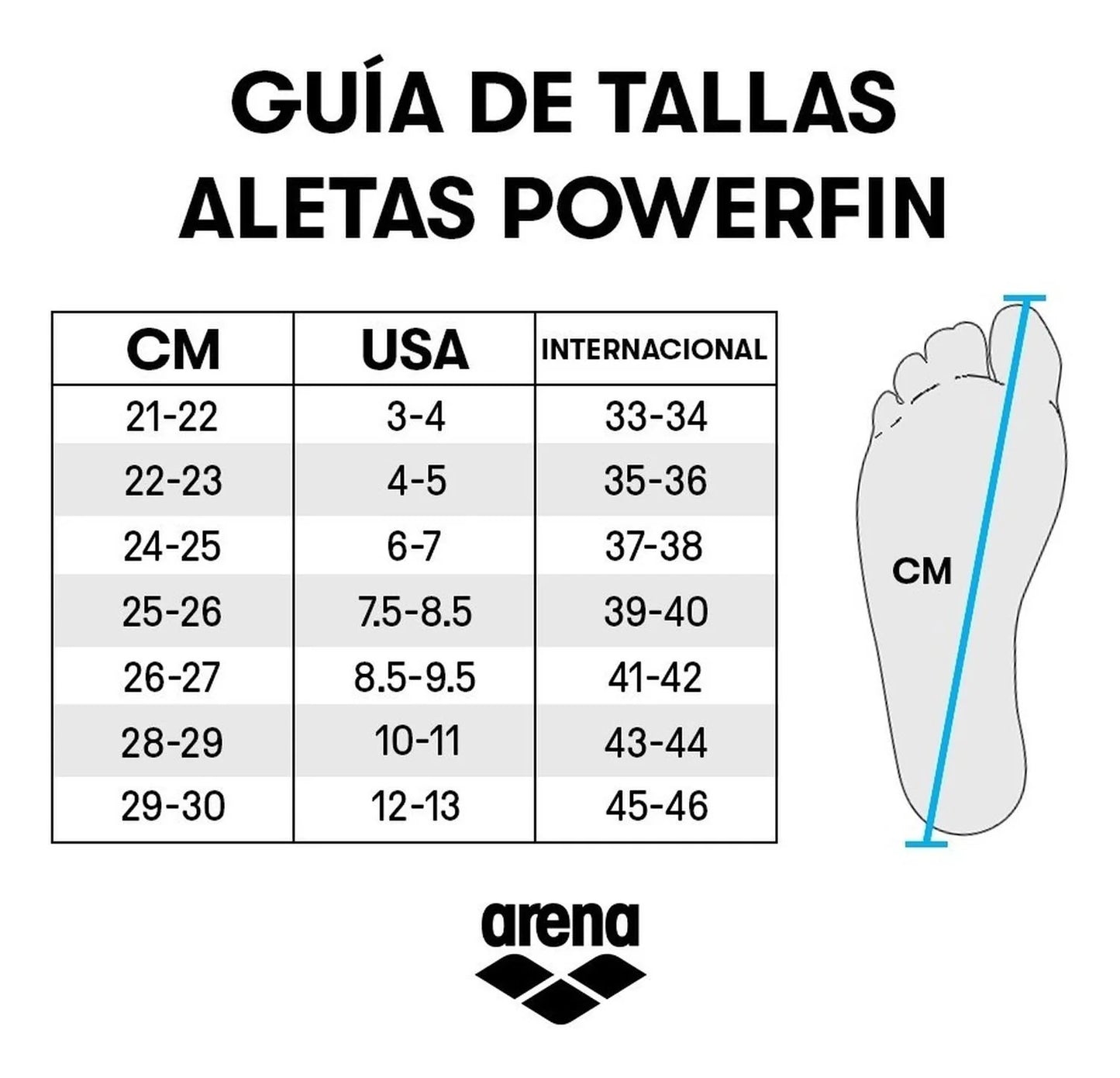 Arena Powerfin Hook - Black