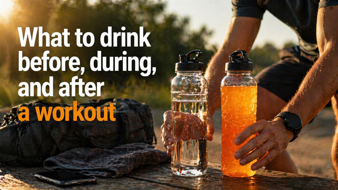 What to drink before, during, and after a workout