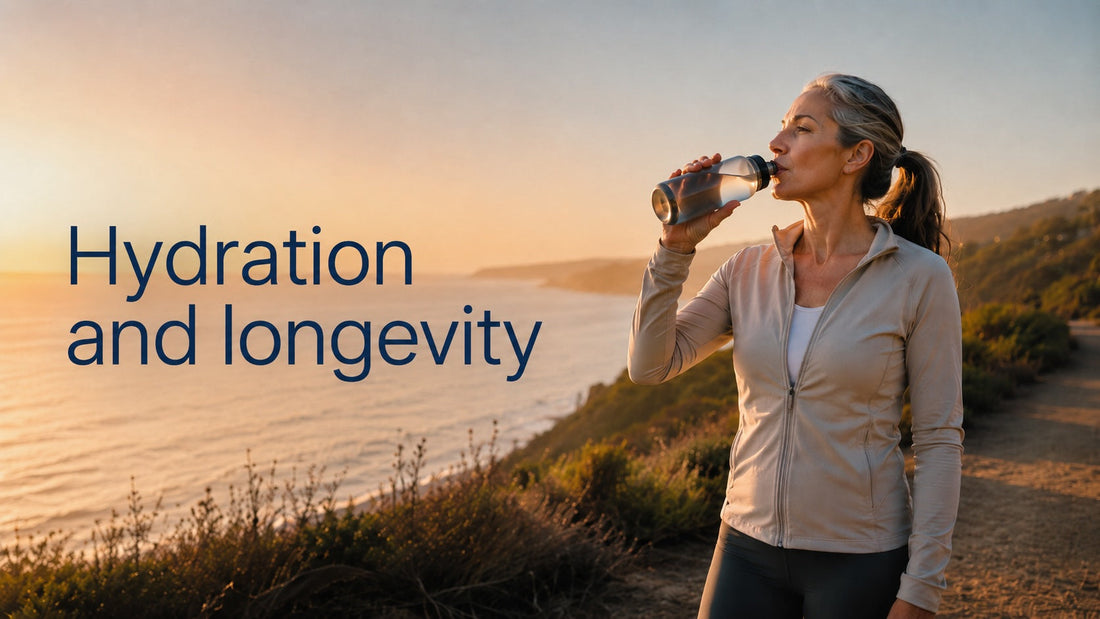 Hydration and longevity: why water matters for energy, recovery, and healthy aging