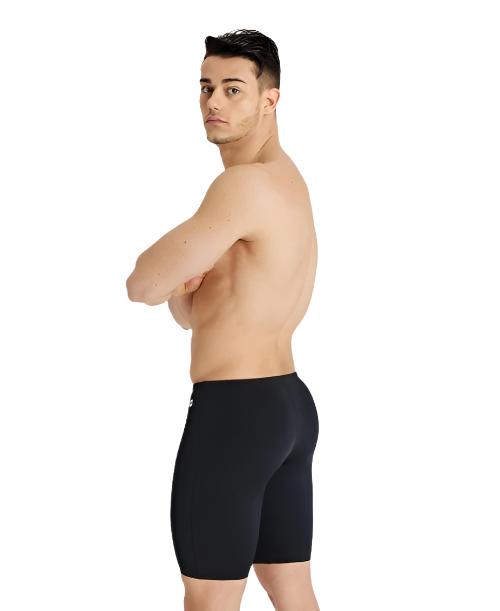 Men Swim Team Jammer Solid - Black - back turn right