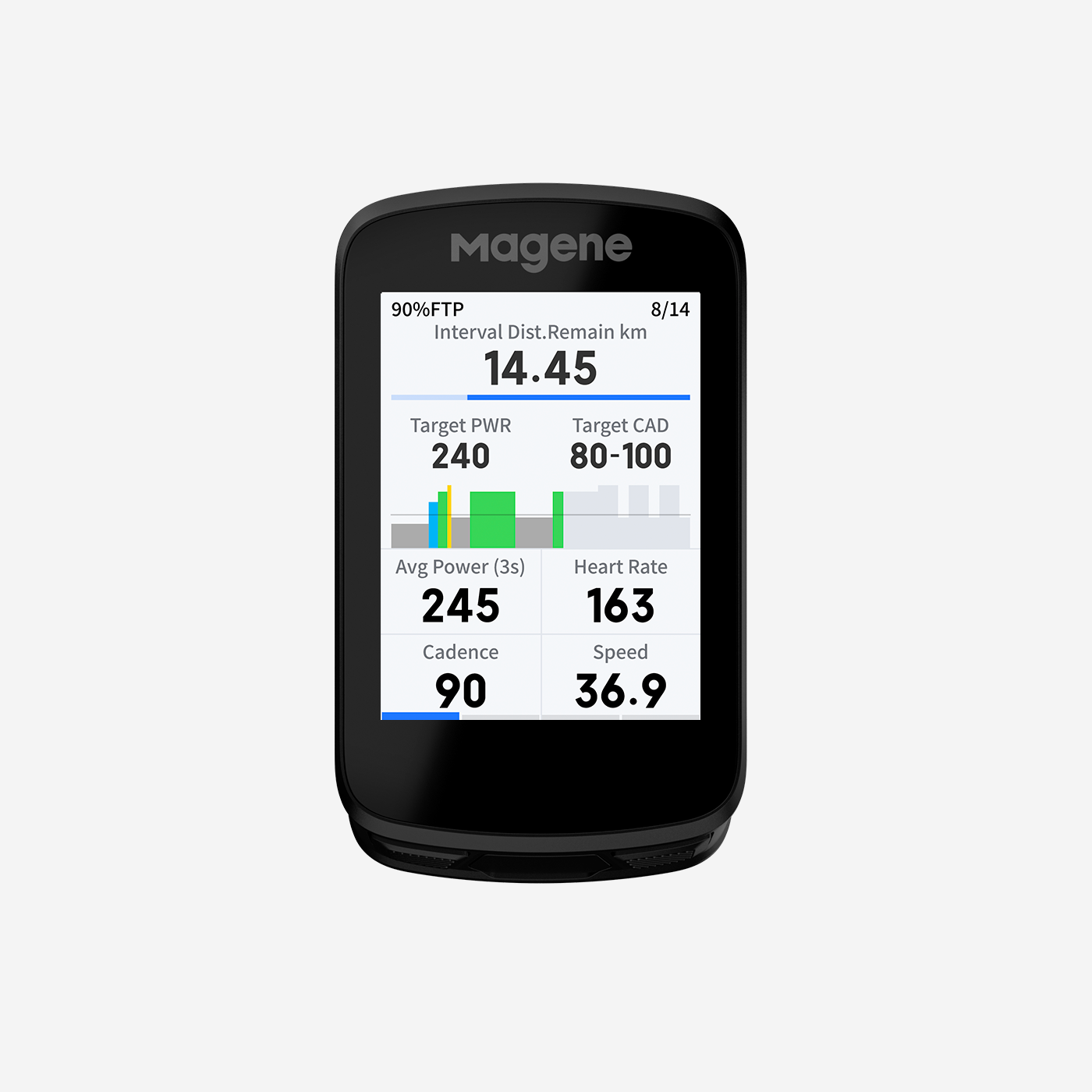 Ciclocomputador inteligente con GPS Magene C606