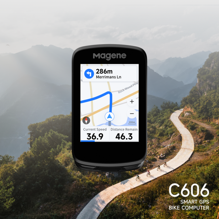 Ciclocomputador inteligente con GPS Magene C606