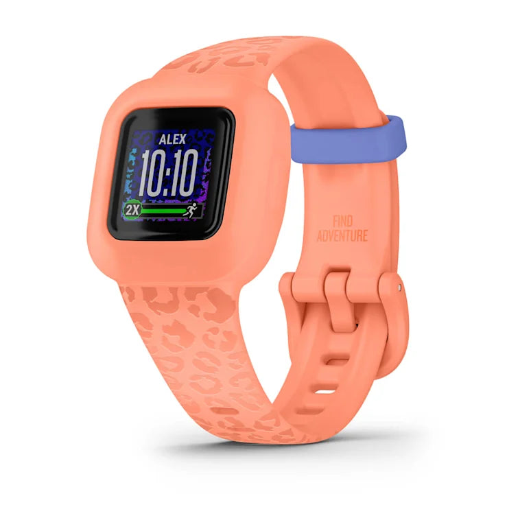 Garmin vívofit Jr. 3 Peach Leopard