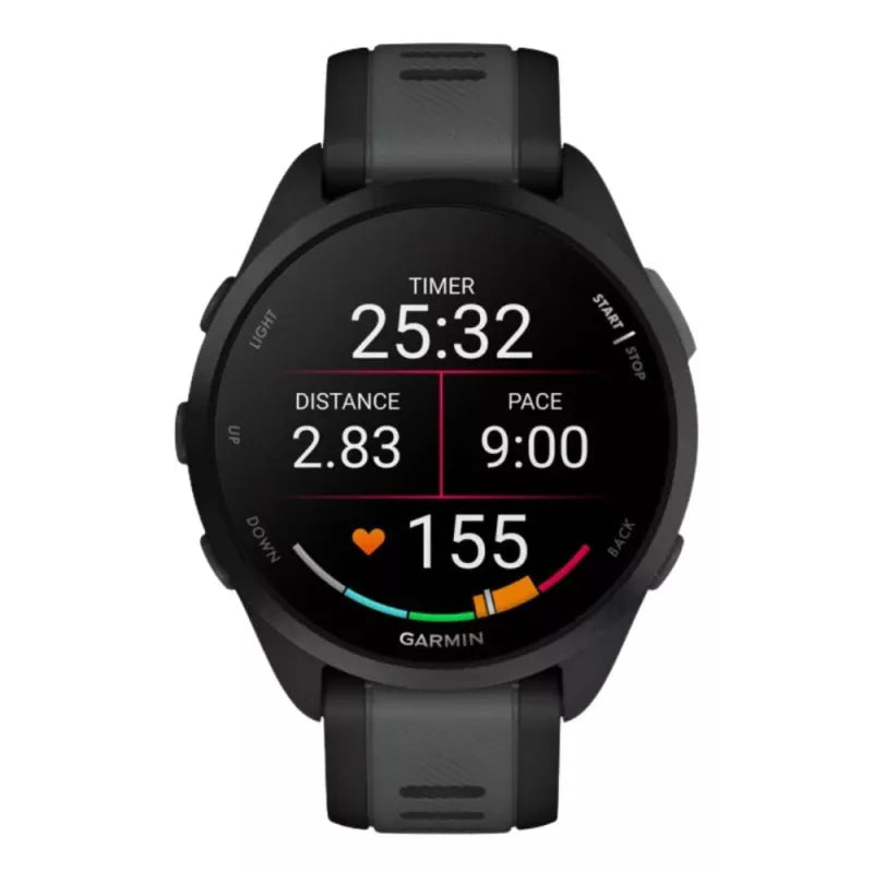 Garmin Forerunner 165 Black_Slate Gray - Front