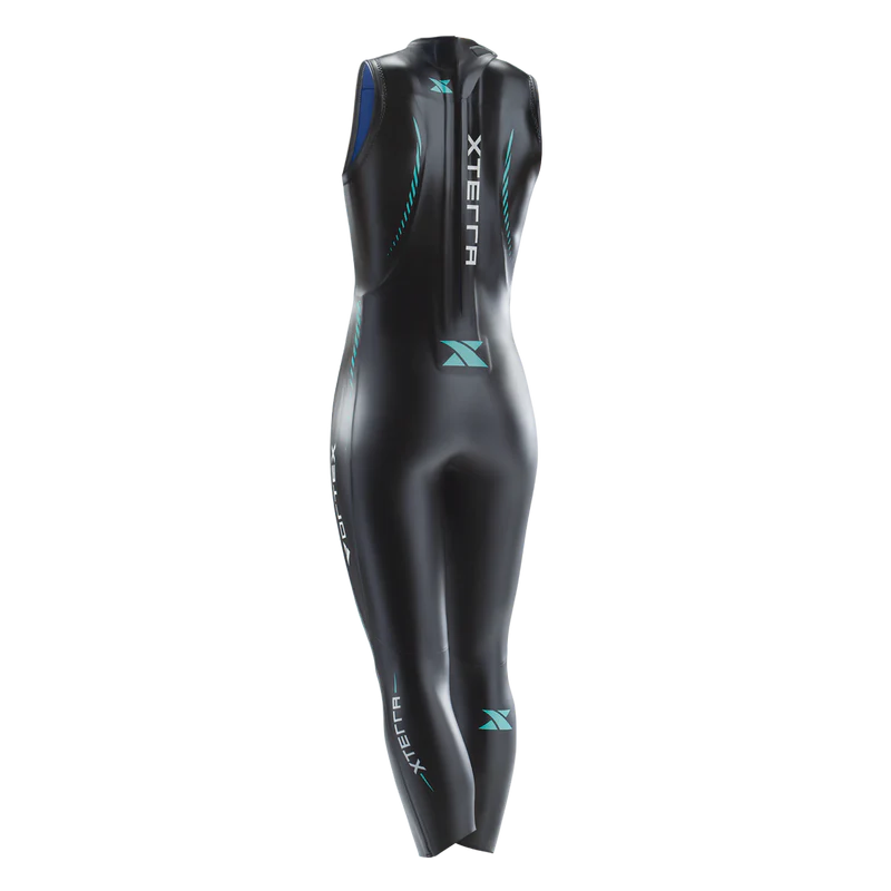 XTerra Women's Vortex Sleeveless Wetsuit - back turn left