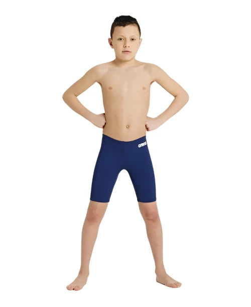 Maillot de bain Arena Team pour garçon, bleu marine uni