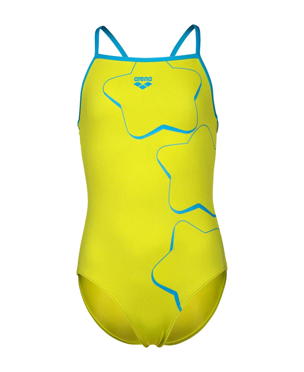 Arena Girls' Swimsuit Star Graphic Yellow Only Product Front