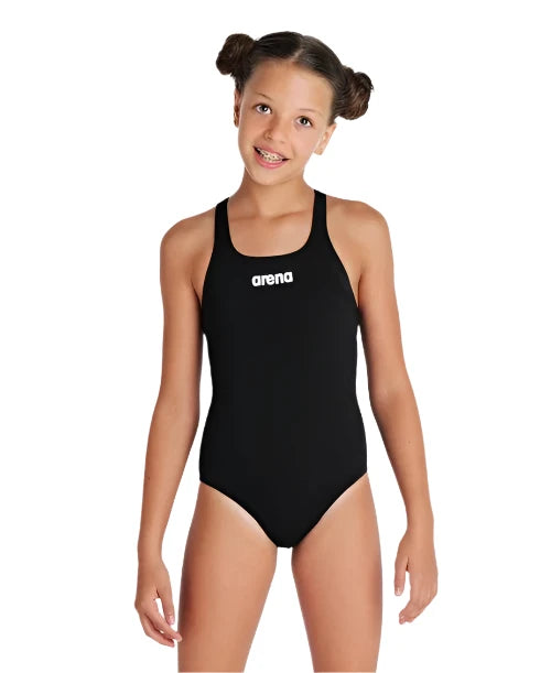 Arena Maillot De Bain Fille Team Swim Pro Solid Noir-Blanc