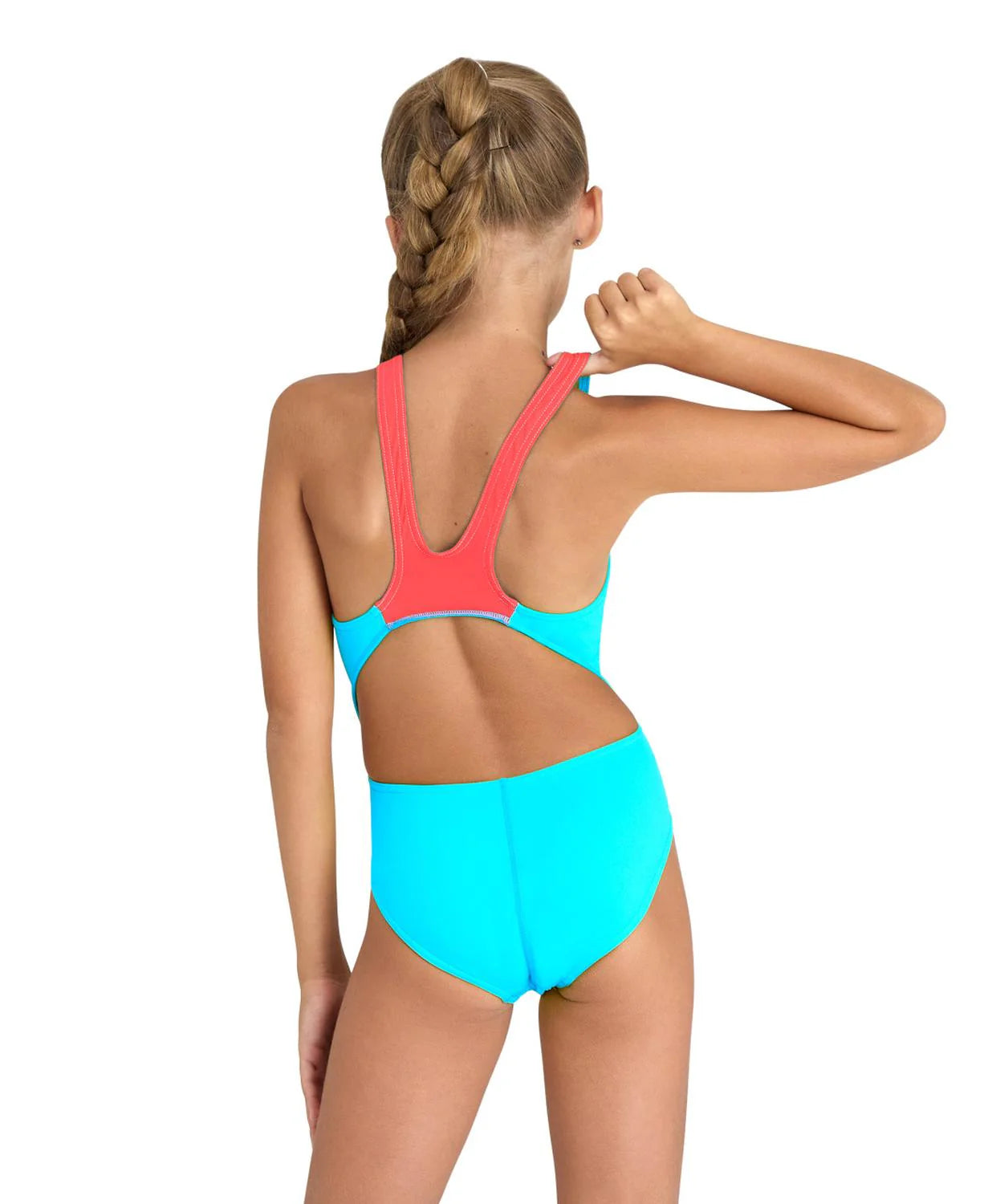 Maillot de bain Arena Team pour filles Swim Tech Bleu