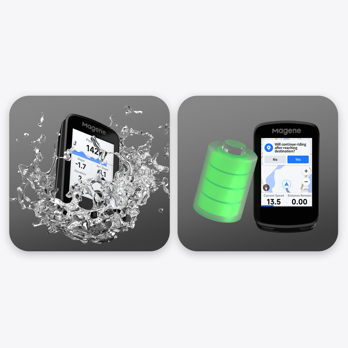 Ciclocomputador inteligente con GPS Magene C606