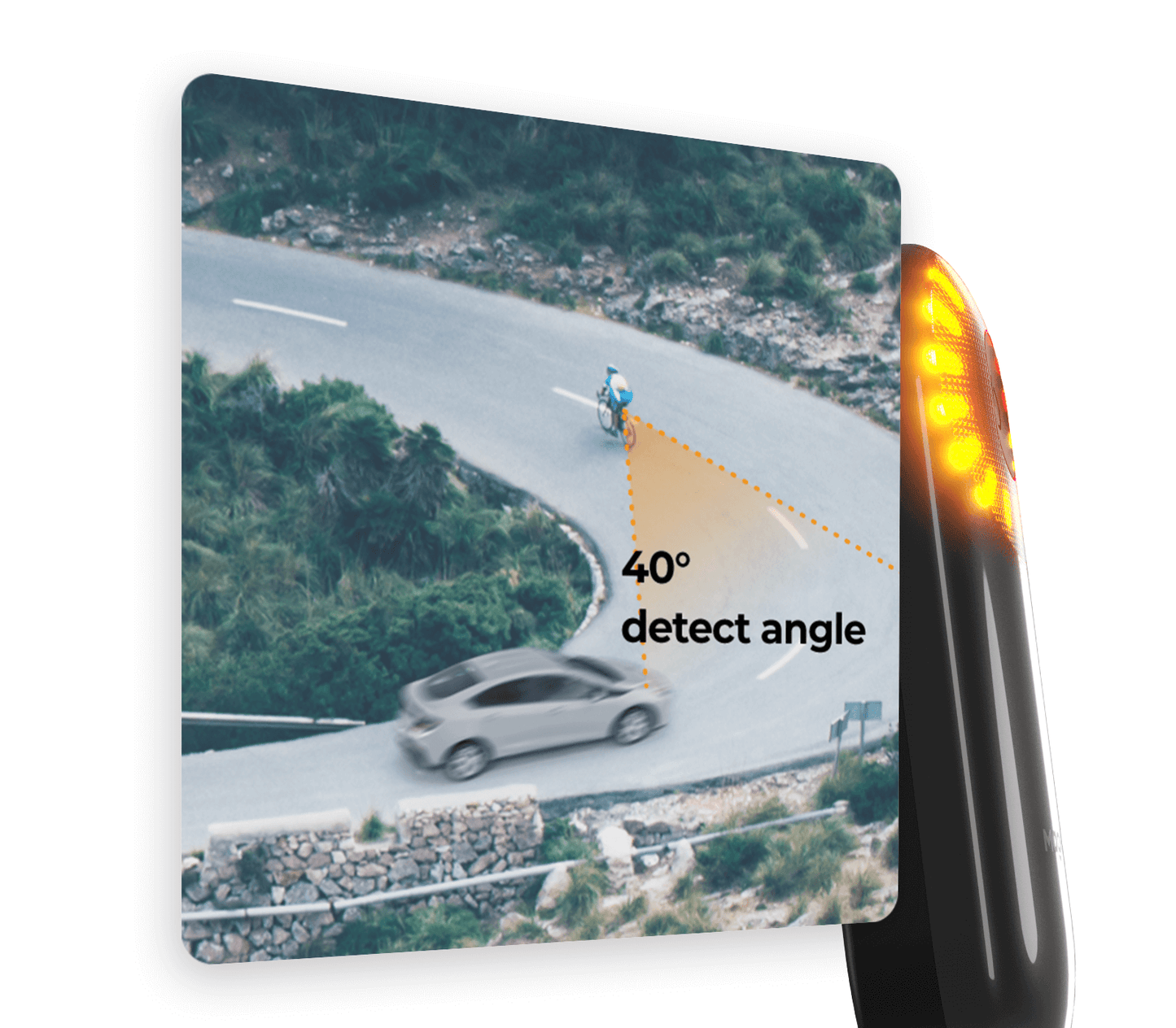 Luz trasera de radar Magene L508