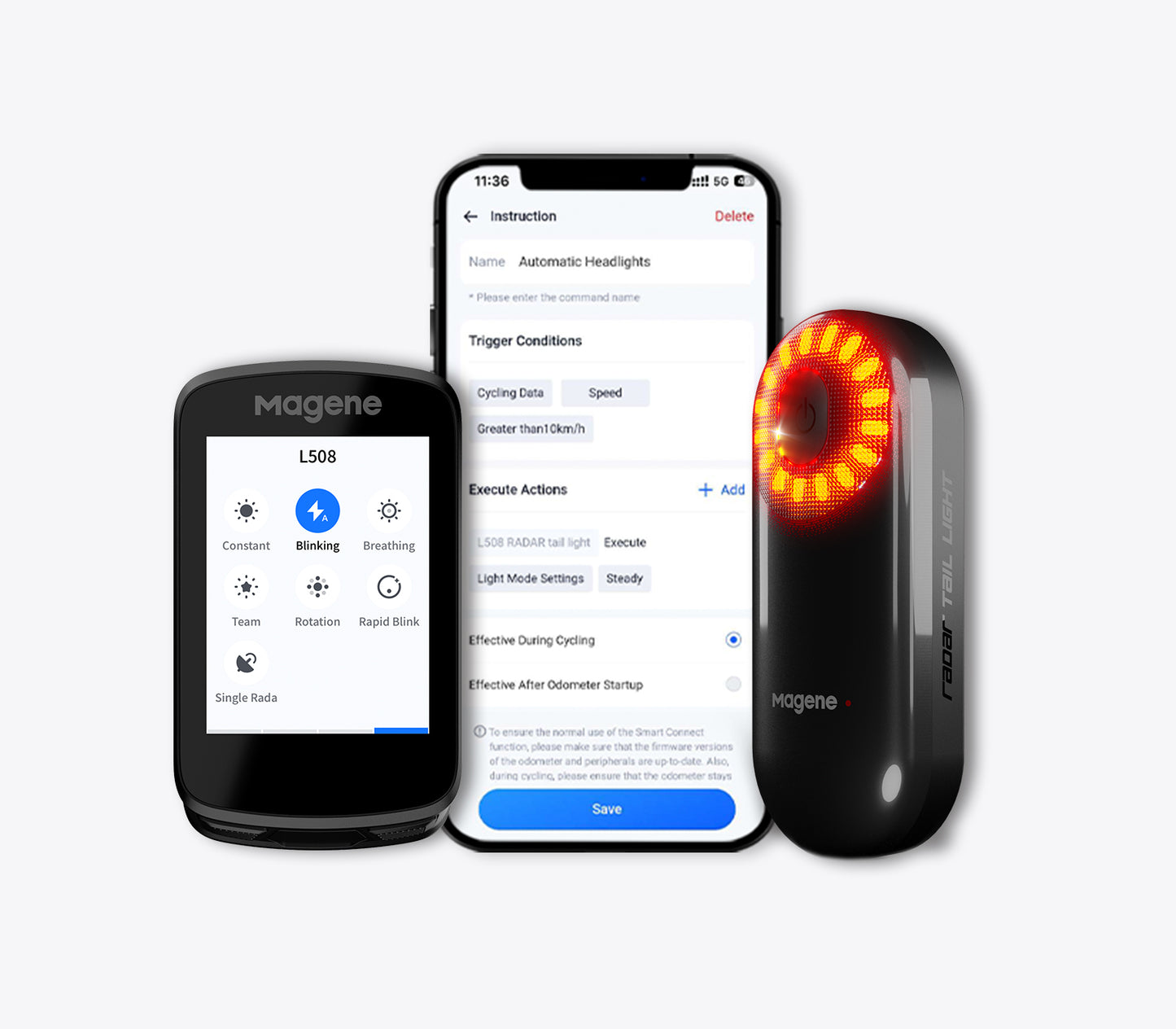 Ciclocomputador inteligente con GPS Magene C606