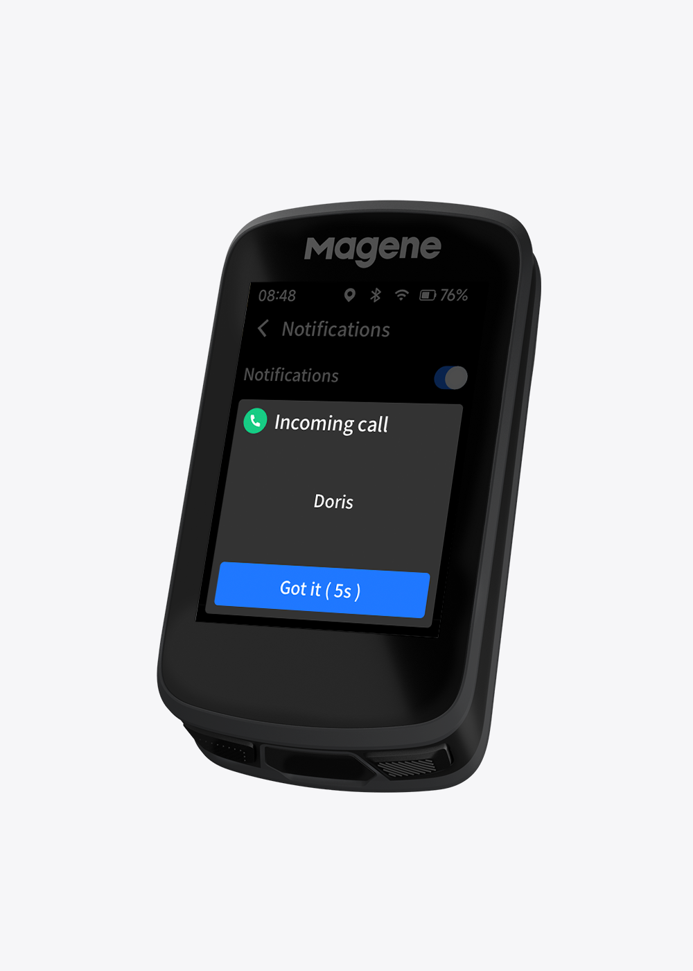 Ciclocomputador inteligente con GPS Magene C606