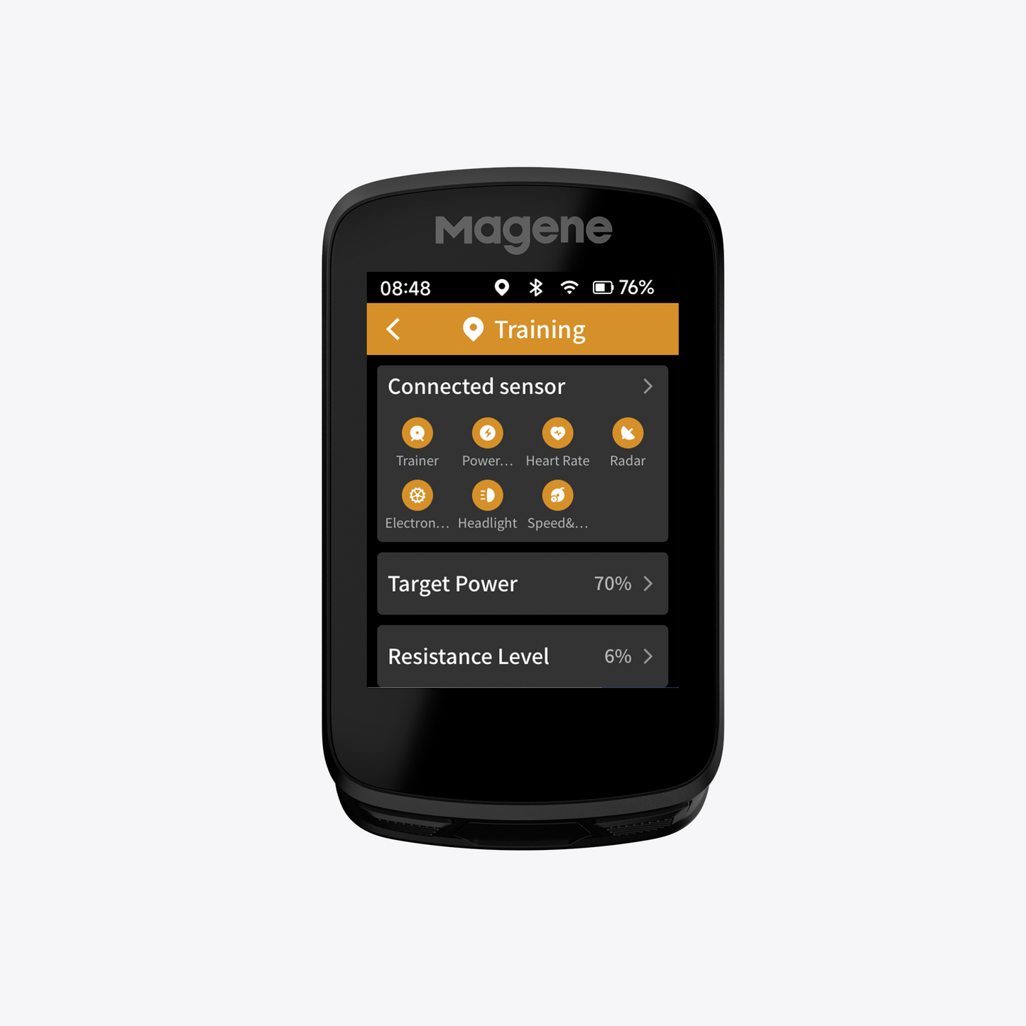 Ciclocomputador inteligente con GPS Magene C606