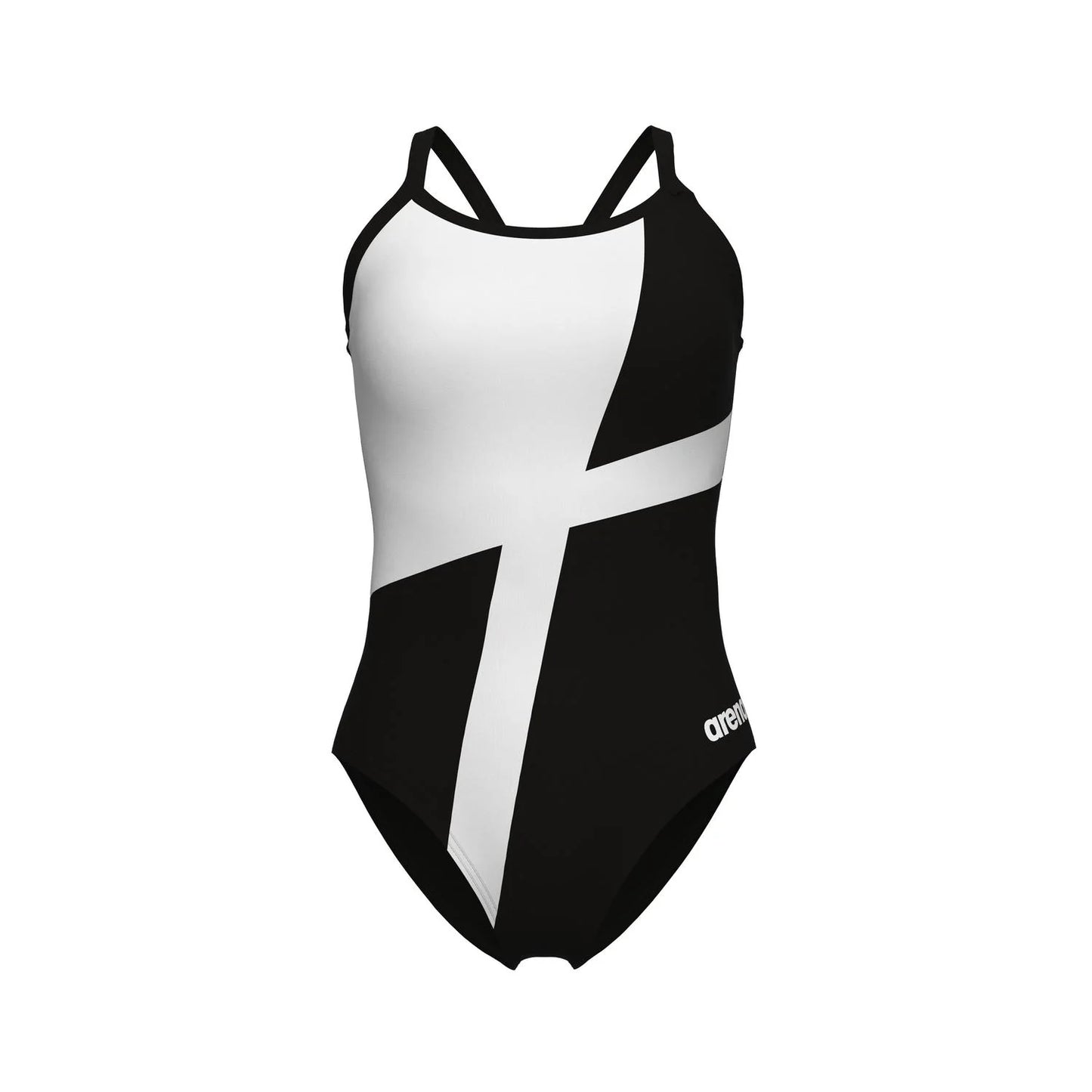 Arena Women's Swimsuit Diamond Lightdrop Back - Black-White