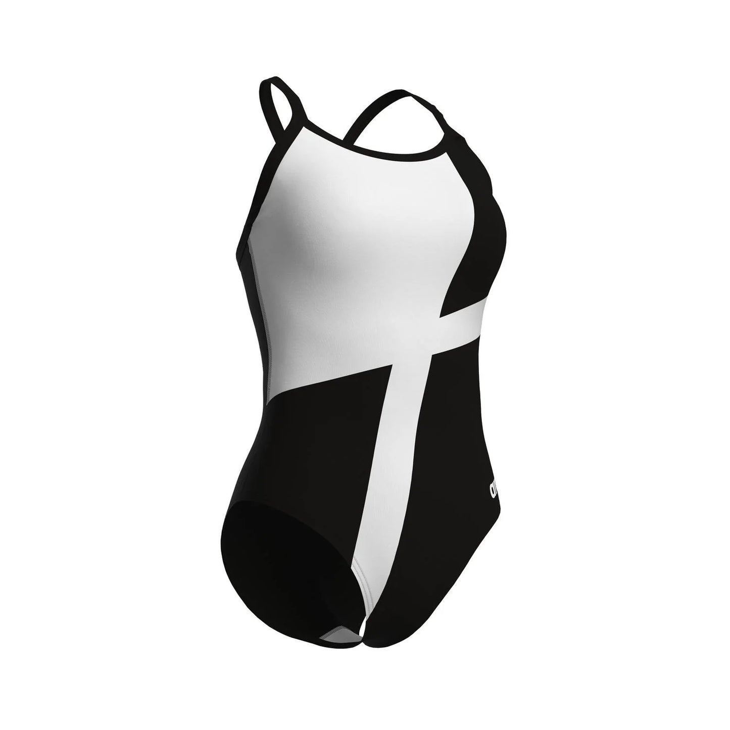 Arena Women's Swimsuit Diamond Lightdrop Back - Black-White