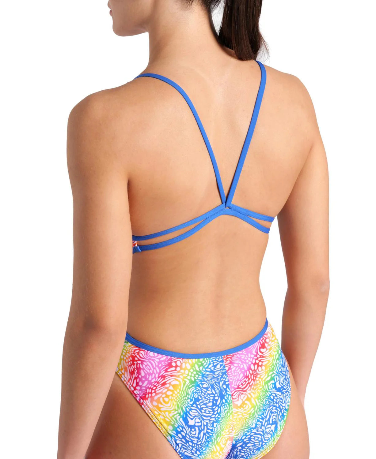 Women's Swimsuit Arena Lace Back Let it Beat - Back closeup