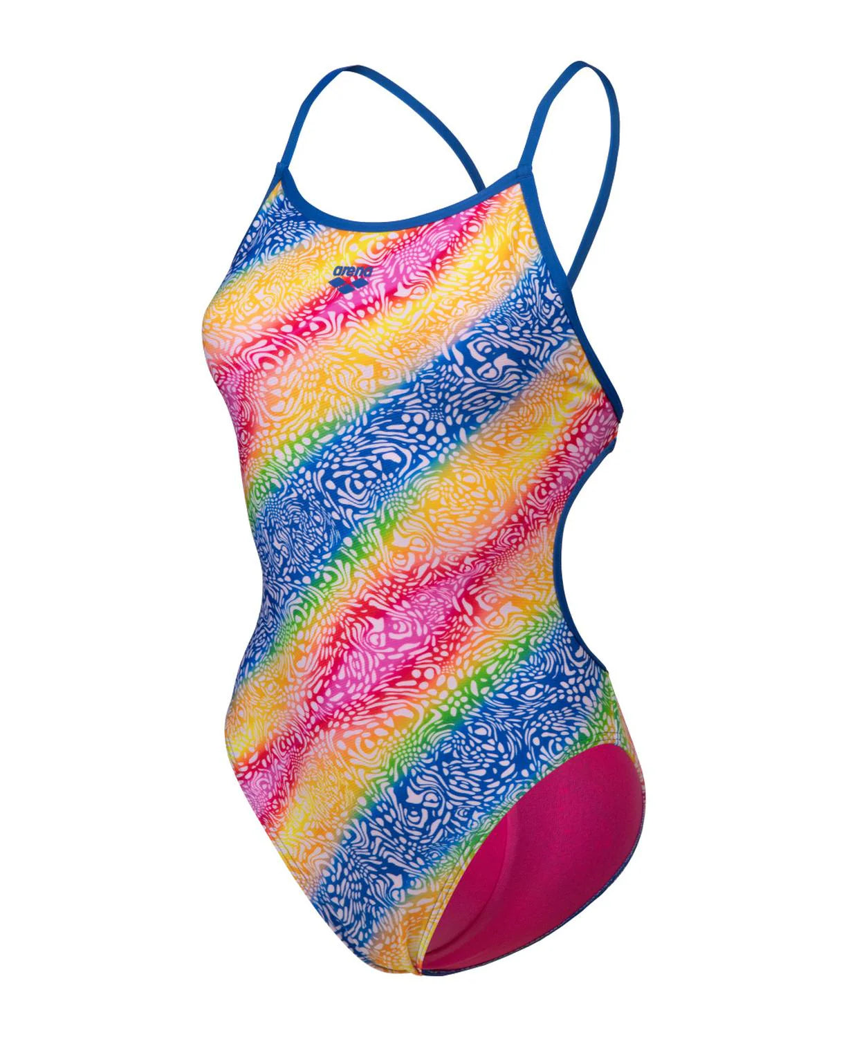 Women's Swimsuit Arena Lace Back Let it Beat - Only Product - turn right