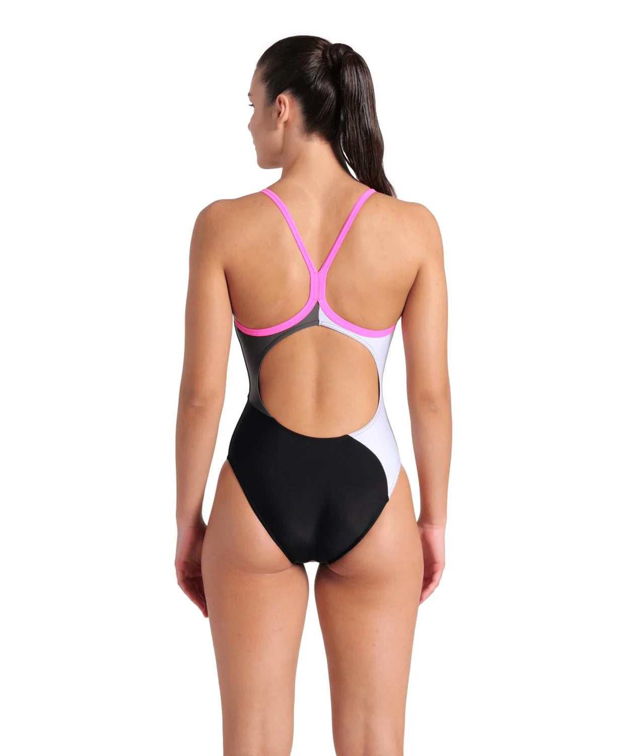 Arena Women Swimsuit Multi Slices Lightdrop Back - Back