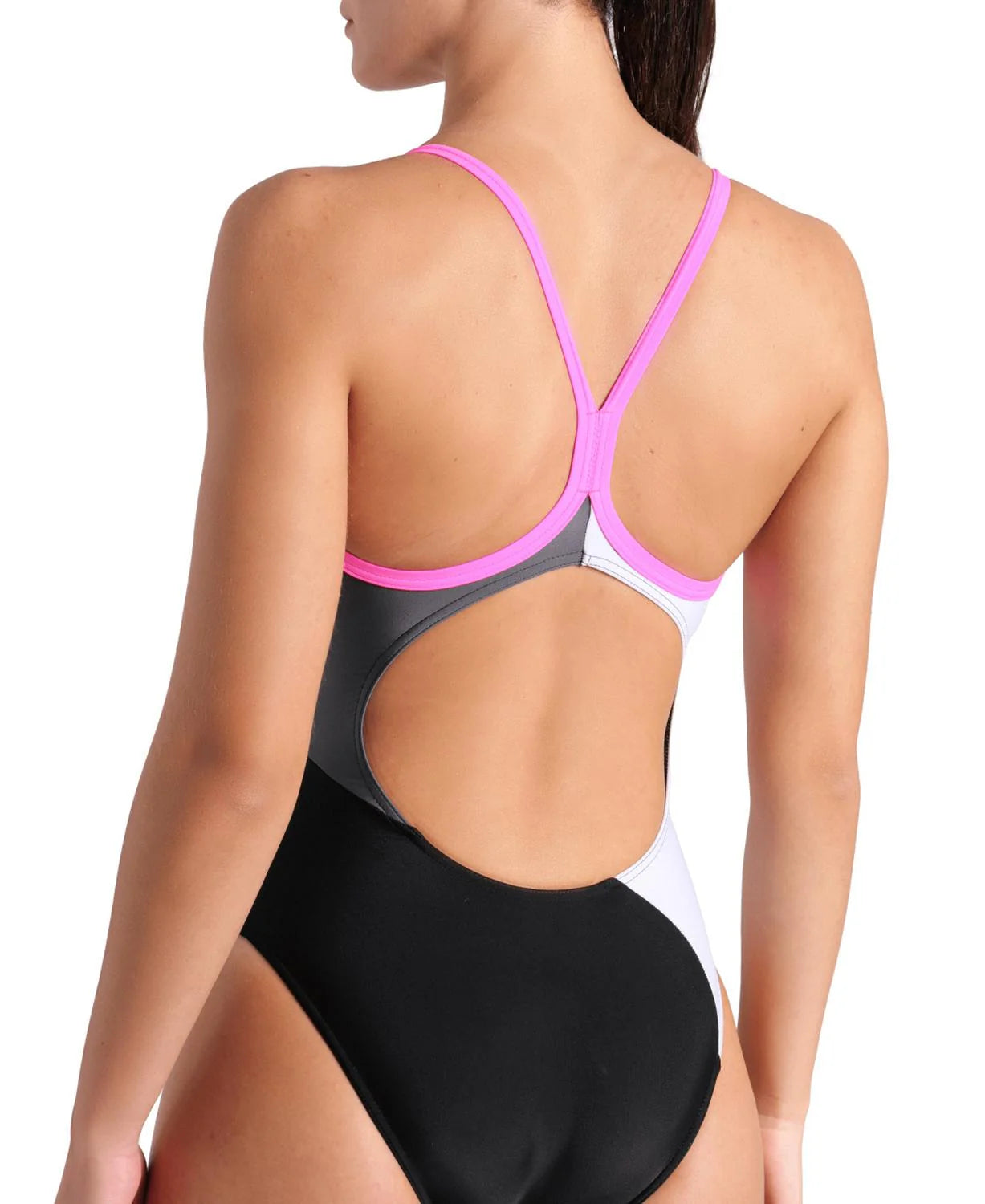 Arena Women Swimsuit Multi Slices Lightdrop Back - Back Slight Left