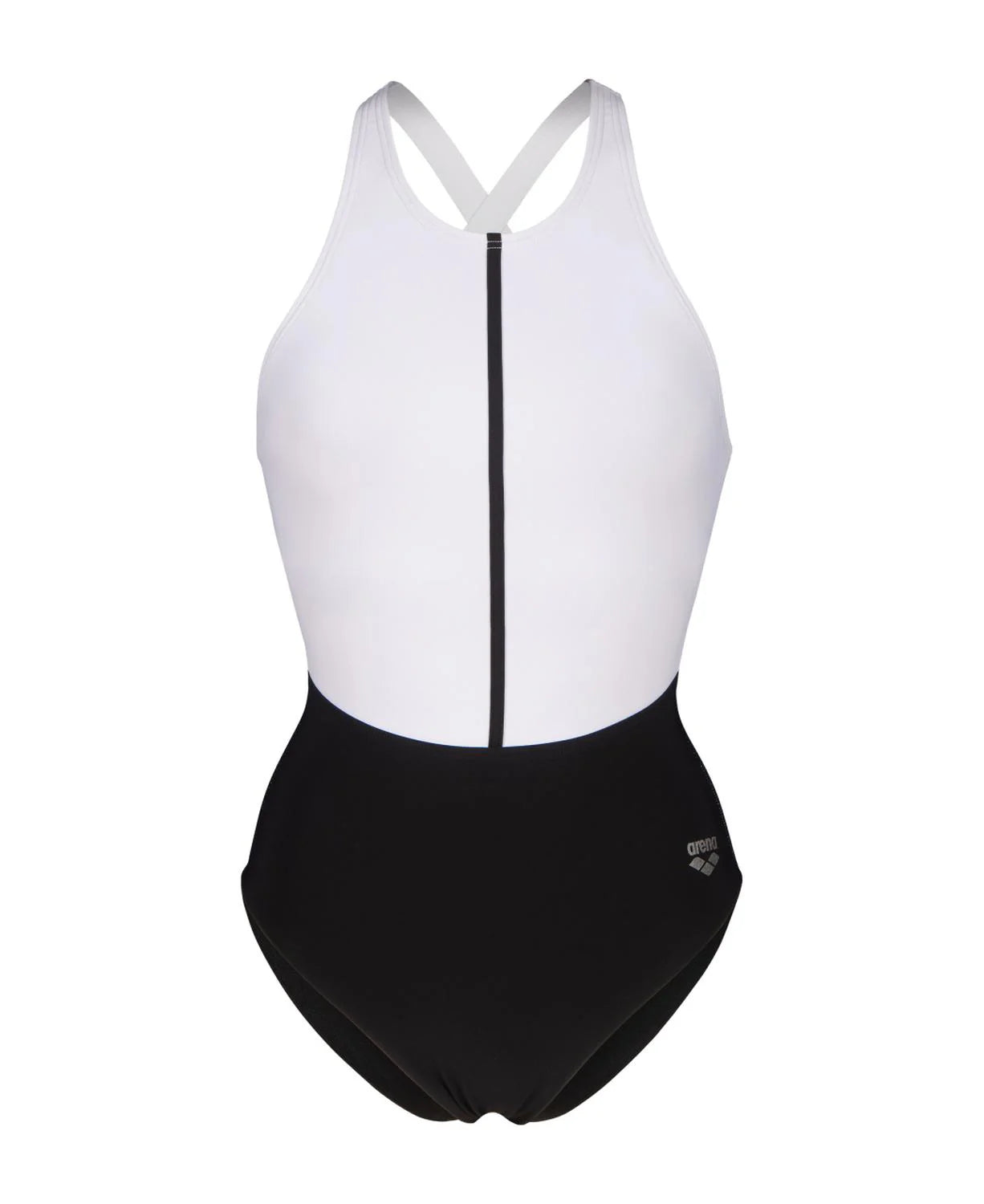 Arena Women Swimsuit Silvia cross back - Black-White-Black - Only product - Front